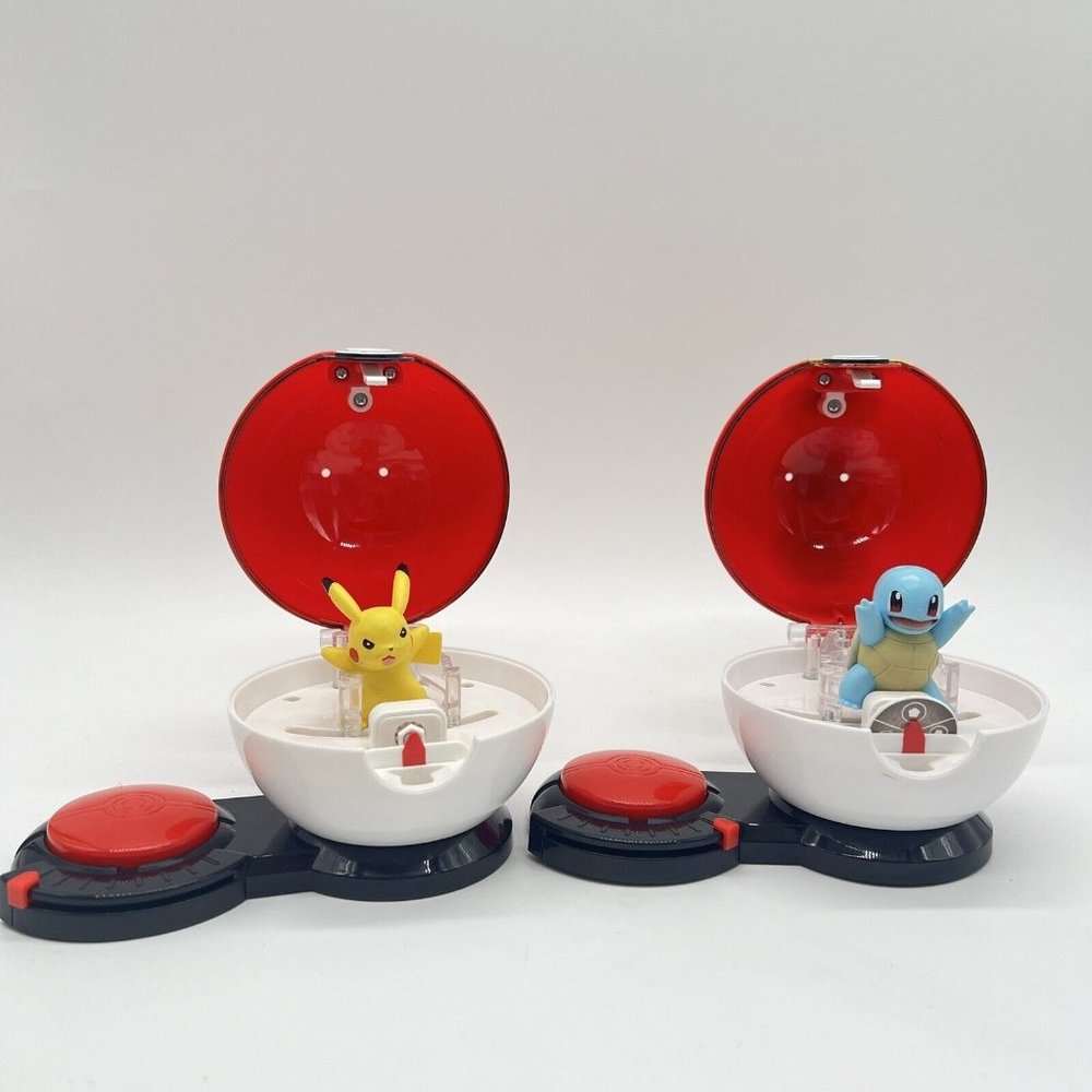 Pokémon Surprise Attack Spinning Poke Ball Battle Game‎ Replacement 2 Lot W Toys - Picture 2 of 4